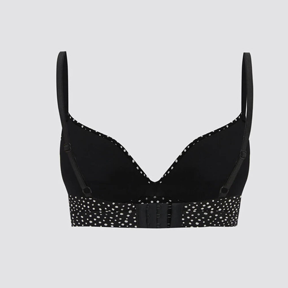 Non-wired Filled Polka Dot Bra - Image 2